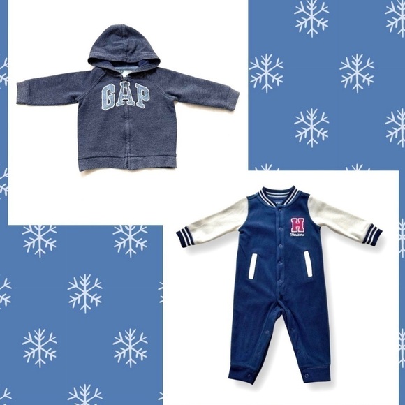 15 PIECES Value Pack Baby 4 to 12 Mo. Clothes & Sippy Cup - Picture 4 of 8